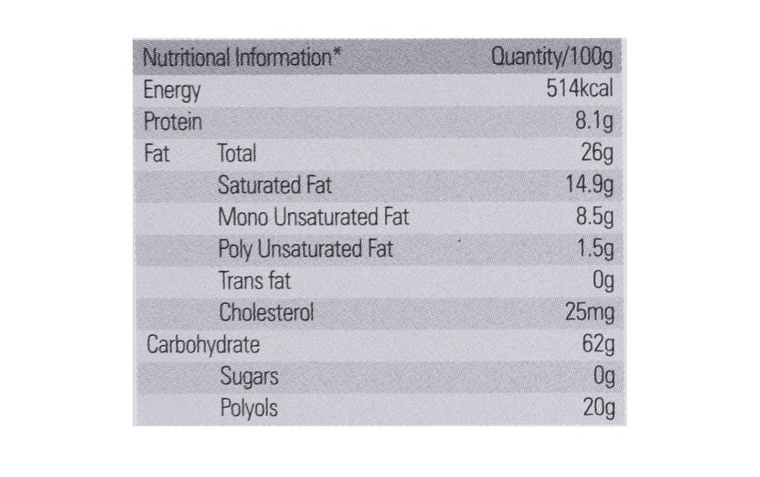 Unibic Sugar Free Cashew Cookies    Box  75 grams